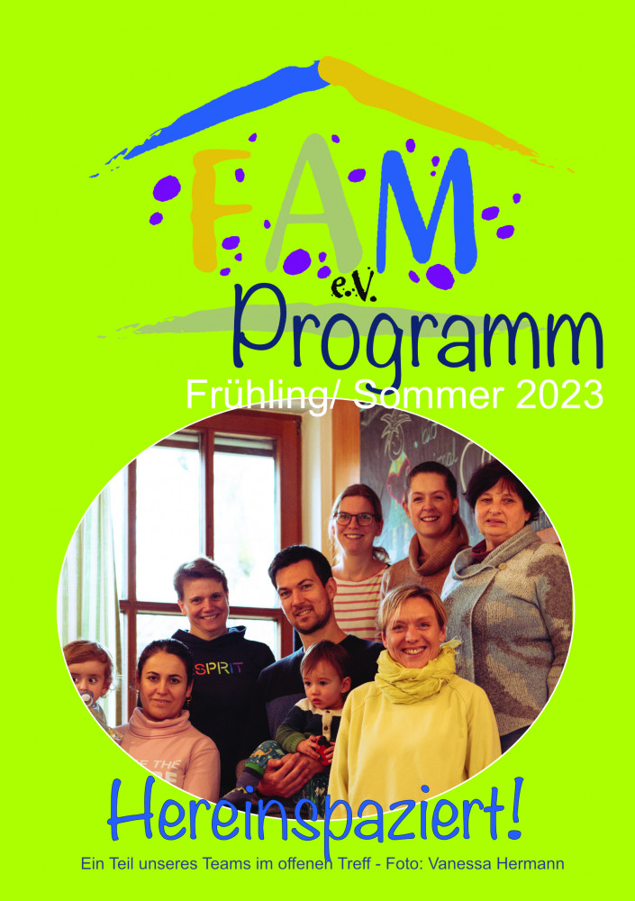 "Miteinander - Füreinander" - das FAM-Programm Herbst/ Winter 22/23