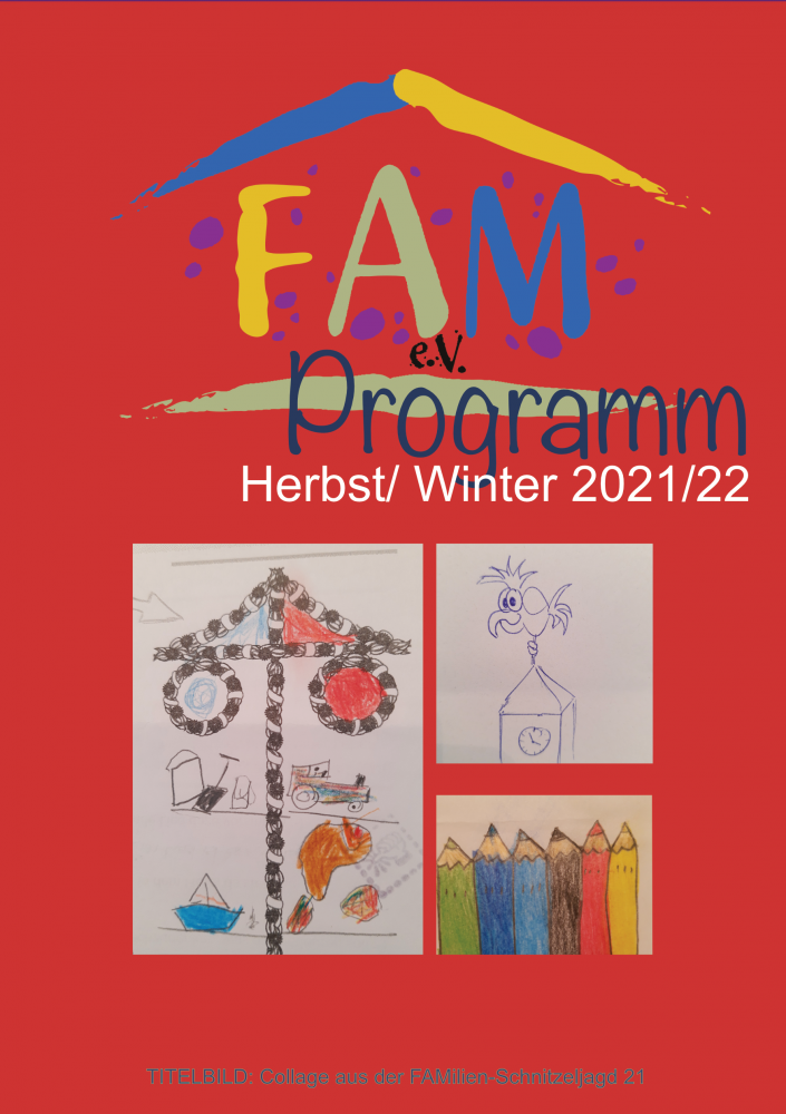 Titelbild des aktuellen FAM-Programms Herbst/ Winter 2021/22