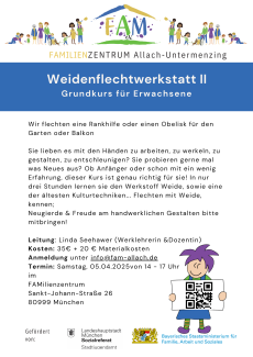 Weidenflechtwerkstatt für Erwachsene