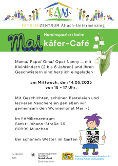 Themencafé für alle mit Kleinkindern von 2-6 Jahren und Geschwisterkinder
