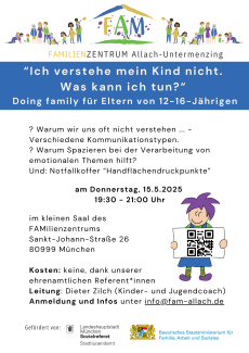 Infoabend für Eltern von 12-16-Jährigen