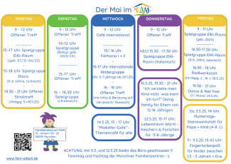 Der Mai im FAM