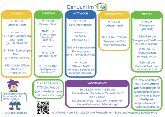 Der Juni im FAM