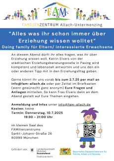 Doing family mit der Erziehungsberatung