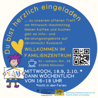 mit Info- und Beratungsangeboten auf Ukrainisch/ Russisch